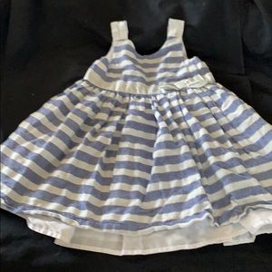 Navy and silver dress